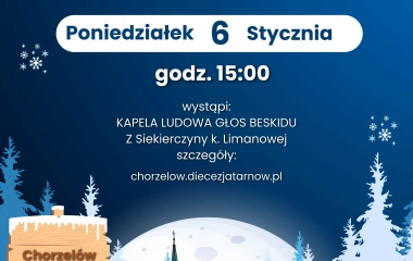 Zapraszamy na V Koncert Kolęd pod patronatem Księdza Biskupa - 6 I 2025 r. w Uroczystość Trzech Króli - zdjęcie